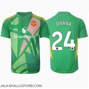 Manchester United Andre Onana #24 Maalivahti Kolmaspaita 2024-25 Lyhythihainen